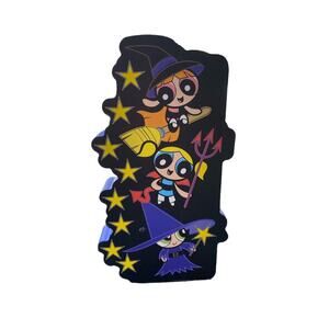 The PowerPuff Girls Halloween Witch Wall Art Blossom Buttercup Bubbles Decor